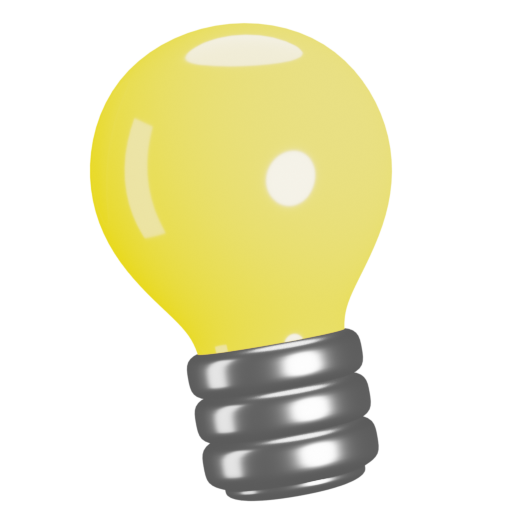 Bulb icon symbolising custom web design ideas for local businesses